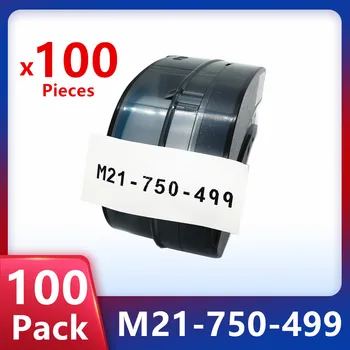 100 Pack M21-750-499 Multi-Purpose Nailono, Etiketės, Bendra Identifikavimo,Vielos Ženklu,ir Laboratorija,Etikečių, Juoda ant Balto