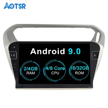 Aotsr Android 9.0 GPS navigacija, Automobilių JOKIŲ DVD Grotuvo PEUGEOT 301 2014-2017 multimedijos 2 din radijas, diktofonas 4GB+2GB 32GB+16GB