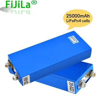 Naujas 3.2 V 25Ah LiFePO4 Batterij Ląstelių 25000Mah Ličio-ijzerfosfaat Diepe Cycli Voor 
