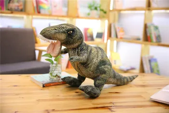 apie 50cm modeliavimas dinozauro Tyrannosaurus Rex pliušinis žaislas minkštos lėlės Kalėdų dovana w0733