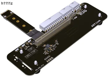 M. 2 raktas M NVMe Išorės vaizdo Korta Stovas Laikiklis su PCIe3.0 x4 Stove Kabelis 25cm 50cm 32Gbs Už ITX STX NUC VEGA64 GTX1080ti