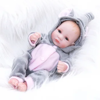10 Colių Reborn Baby Žaislas Dramblių Baby Modeliavimas Kūrybos Cute Lėlės Mergina Reborn Baby Vinilo Kalėdų Dovana Žaislas