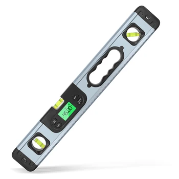 Skaitmeninis Kampo Ieškiklis Inclinometer 360 laipsnių Apšvietimu Inclinometer Magnetai Lygio kampas šlaito bandymo Valdovas