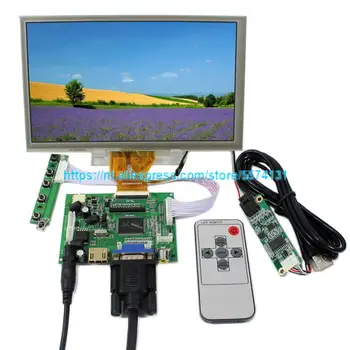 8-colių lcd-scherm 50pin AT080TN64 + ratai valdybos HDMI VGA AV 800*480 Lcd Susitiko Jutiklinis Ekranas
