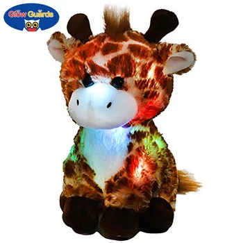 Švyti Apsaugai Šviesą Muzikos Įdaryti Žirafa Dainavimo Pliušinis Žaislas su Lopšinė Dainų LED Naktį Žibintai, Dovanos Vaikams, Vaikiška
