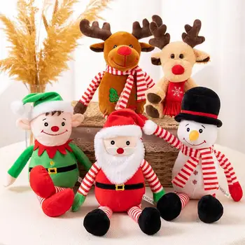 25cm Kalėdų Santa Claus Pliušiniai Žaislai Kawaii Gyvūnų Pagalvę, Lėlės, Minkšti Žaislai Mergaitėms, Berniukams, Kūdikių Žaislai Vaikams Juguetes Namų Dekoro