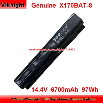Originali Clevo X170BAT-8 Baterija Schenker X170SM-G X170KM XMG Ultra 17 Kometa Ežero 14,4 V 6700mAh 97Wh
