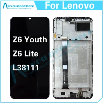 Lenovo Z6lite Z6Youth LCD Ekranas Jutiklinis Ekranas skaitmeninis keitiklis Asamblėjos Lenovo Z6 Lite L38111 Z6 Jaunimo Ekrano Pakeitimas