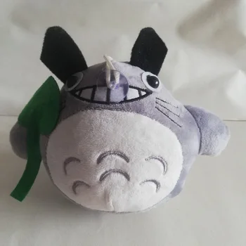 Apie 20cm Puikus Totoro Pliušinis Žaislas Katė Japonų Anime Pav Totoro Lėlė Su Lapų Vaikų Žaislas Gimtadienio, Kalėdų Dovana b4247