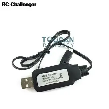 Heng Long USB Elektroninių Subalansuotas Galvos Kabelis Heng Long Įkroviklis Liion Baterija RC Bakas TH16652-SMT7