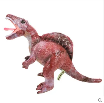 kūrybos pliušinis realiame gyvenime red dragon įdaryti žaislas dinozauras lėlės dovana, apie 35cm