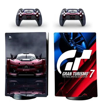 Gran Turismo GT Sporto PS5 Skaitmeninis Odos Lipdukas, Decal Padengti 5 PlayStation Konsolės ir 2 Kontroleriai PS5 Odos, Vinilo Įklijos