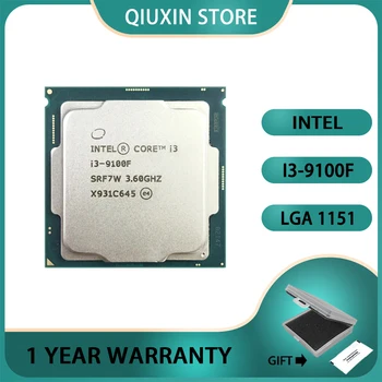 Intel Core i3-9100F i3 9100F 65W 6M Procesorius CPU 3.6 GHz SRF7W /SRF6N Quad-Core Quad-Sriegis LGA 1151
