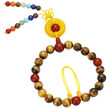 Sėkmės Amuletas Bodhi Malda Karoliukai Apyrankių Natūralus Krištolo Akmens Karoliukai Pakabukas Kabo Ornamentu Nuimamas Virvelę Vyrų, Moterų Papuošalai