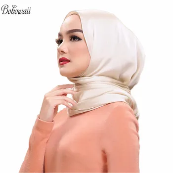 Bohowaii Plius Dydis 180cm Hijab Turbaną Femme 30 Spalvų Dėmių Foulard Femme Musulman variklio Dangtis, Hijab Malaizija Turbante Mujer