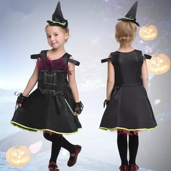 juoda halloween kostiumai mergaitėms ragana kostiumai mergaitėms ragana cosplay drabužiai karnavaliniai cosplay