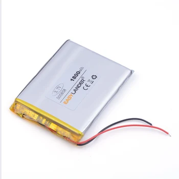 daugkartinio įkrovimo baterija 3.7 V 1800mAH 505858 polimeras ličio jonų / Li-ion baterijos energijos banko tablet pc DVD GPS mobilųjį telefoną mp4
