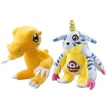 Naujas Mielas Japonijos Anime Digimon Agumon Gabumon Pliušinis Įdaryti Cosplay Žaislas, Lėlė 30cm Berniukai Vaikams Dovanos Vaikams