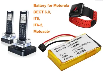 Cameron Kinijos 230mAh Belaidžius Telefono Baterija SNN5904A už Motorola Motoactv, DECT 6.0, IT6, IT6-2