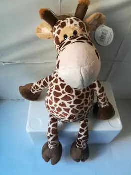 didelis 45cm džiunglių žirafa pliušinis žaislas animacinių filmų žirafa, minkštos lėlės mesti pagalvę žaislas gimtadienio dovana s2027