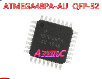 Aoweziic 100%naujas originalus ATMEGA48V-10AU ATMEGA48V QFP32 ATMEGA48V-10MU ATMEGA48V QFN-32 MCU valdytojas