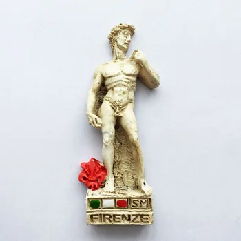 Italijos turistų suvenyrų magnetai lipdukai Florencija visuomenės salė, suvenyrų