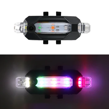10 Vnt USB Įkrovimo Blykstės Šviesa Automobilių Nuoma Motociklo Drone Naktį LED Eilutę Anti-Susidūrimo Signalas Šviesa
