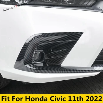 2vnt Automobilio Bamperio Rūko Šviesos Lempos Antakių Vokų Vėjo Peilis Juostelės Viršelio Dekoras Apdailos Rinkinys, Priedai Honda Civic 11 2022